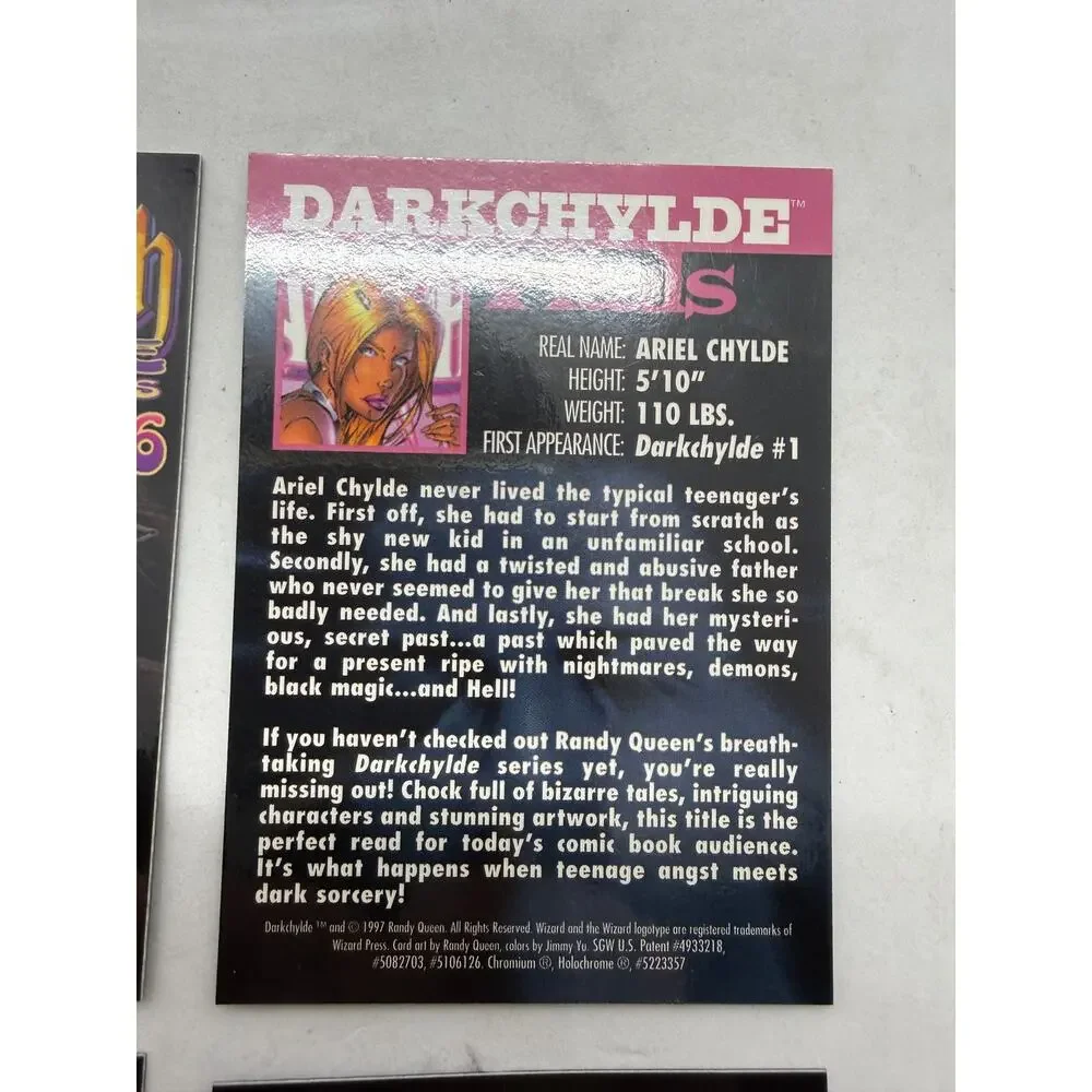 Lady Death Dark Alliance Chromium Card Lot C1 C2 C6 Darkchylde Chaos Comics